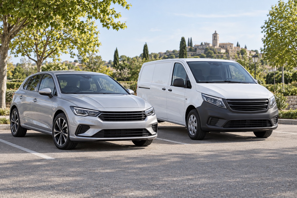 Voiture et utilitaire léger pour une assurance temporaire